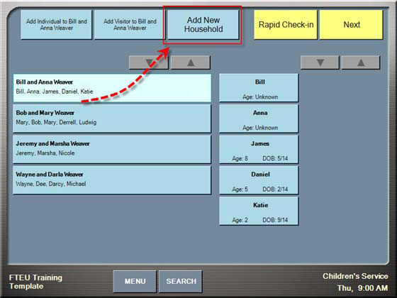 Adding Households